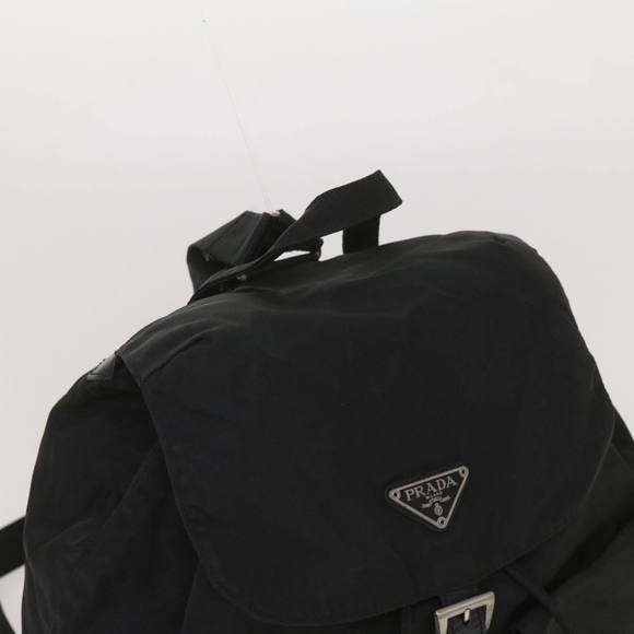 PRADA Backpack Nylon Black Auth ac2742 - Picture 6 of 16